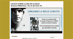 Desktop Screenshot of labellelurette.fr