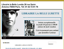 Tablet Screenshot of labellelurette.fr